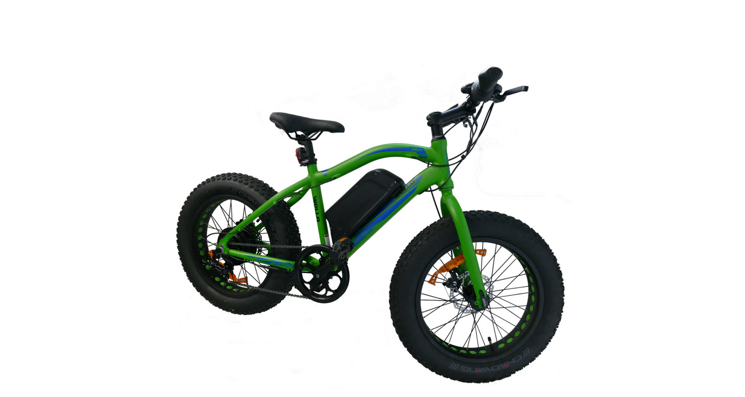 Fat bike Electrique VTT TEDDY Enfant Vert mat