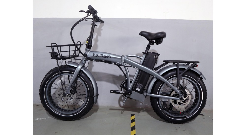 Fat Bike Electrique pliant 2.0 homme mixte gris anthracite /noir occasion