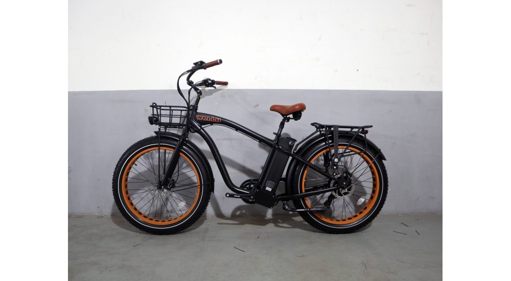 Fat Bike Electrique BEACH CRUISER Homme couleur noir/marron mat occasion