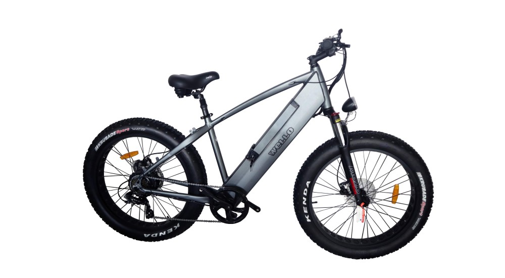 Fat Bike Electrique VTT SEMI RIGIDE gris anthracite mat OCCASION
